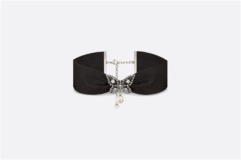 Papillon de Nuit Choker Antique Silver